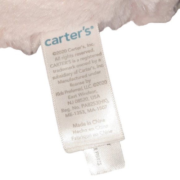 2020 Carter's #67928 Pink Pig Baby Lovey Plush Stuffed Toy 9" - Picture 7 of 7